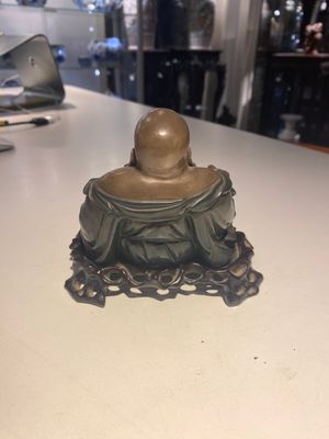 Figure de bouddha en laque de Foochow ou Fuzhou au socle, Chine, ca. 1900 — photo 5