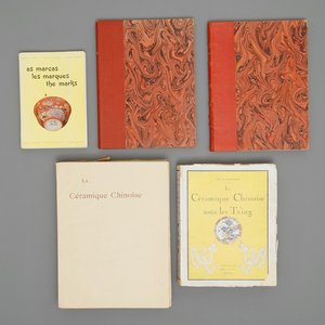 Five books on Chinese porcelain, incl. Grandidier (1894) and van Goidsenhoven (1936) — 照片 1