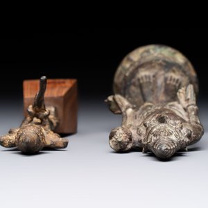 Five bronze figures of deities, Southeast Asia, 19th C. and earlier — 照片 6