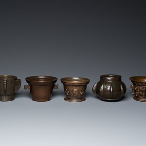 Five bronze mortars, France, Spain and Ottoman Turkey, 16/17th C. — photo 2