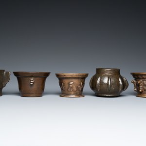 Five bronze mortars, France, Spain and Ottoman Turkey, 16/17th C. — photo 6