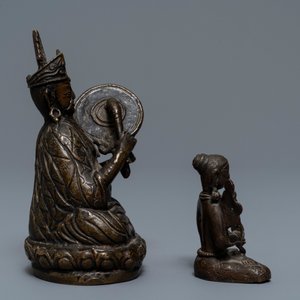 Five bronze votive Buddhist objects, Tibet and Nepal, 18/19th C. — 照片 21