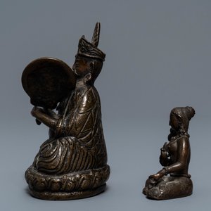 Five bronze votive Buddhist objects, Tibet and Nepal, 18/19th C. — 照片 23