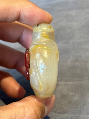 Five Chinese agate snuff bottles, 19/20th C. — foto 17