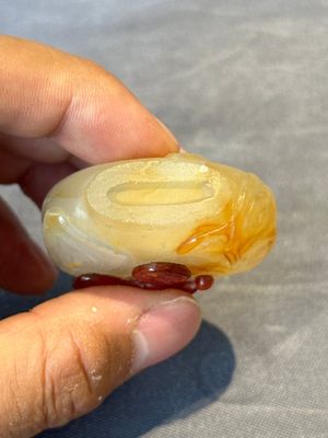 Five Chinese agate snuff bottles, 19/20th C. — foto 19