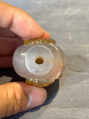 Five Chinese agate snuff bottles, 19/20th C. — foto 6
