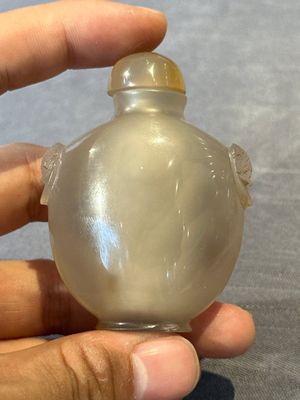 Five Chinese agate snuff bottles, 19/20th C. — foto 21