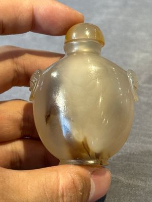 Five Chinese agate snuff bottles, 19/20th C. — foto 23