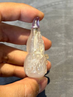 Five Chinese amethyst animal-form snuff bottles, 19/20th C. — photo 13
