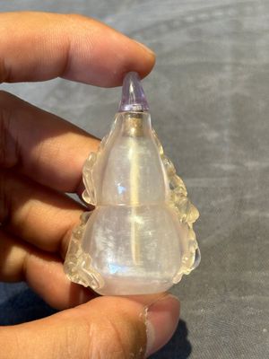 Five Chinese amethyst animal-form snuff bottles, 19/20th C. — photo 14
