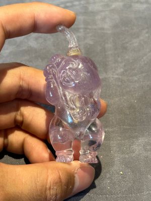 Five Chinese amethyst animal-form snuff bottles, 19/20th C. — photo 2