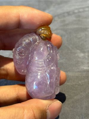 Five Chinese amethyst animal-form snuff bottles, 19/20th C. — photo 24