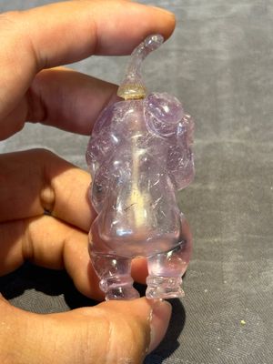 Five Chinese amethyst animal-form snuff bottles, 19/20th C. — photo 4