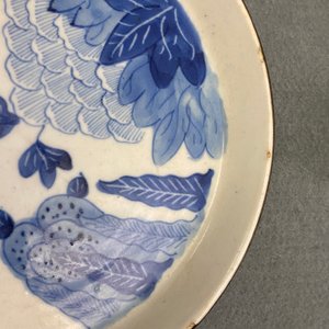 Five Chinese blue and white 'Bleu de Hue' plates for the Vietnamese market, 19th C. — 照片 9