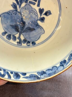 Five Chinese blue and white bowls, Kangxi and later — 照片 21