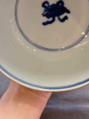 Five Chinese blue and white bowls, Kangxi and later — 照片 36