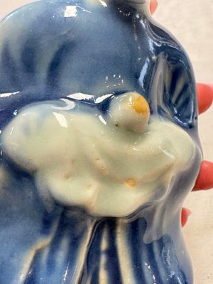 Five Chinese blue and white figures, Qianlong/Jiaqing — photo 18