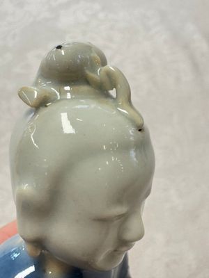 Five Chinese blue and white figures, Qianlong/Jiaqing — photo 19