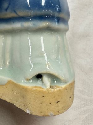 Five Chinese blue and white figures, Qianlong/Jiaqing — photo 20