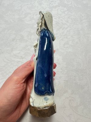 Five Chinese blue and white figures, Qianlong/Jiaqing — photo 28