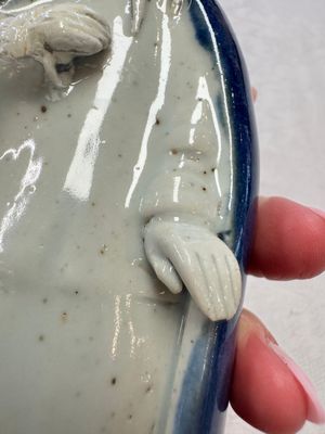 Five Chinese blue and white figures, Qianlong/Jiaqing — photo 31