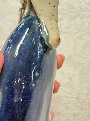 Five Chinese blue and white figures, Qianlong/Jiaqing — photo 34