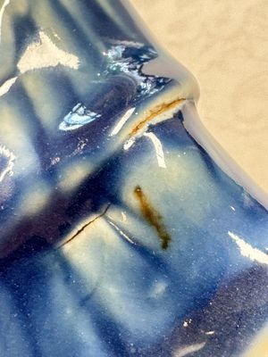 Five Chinese blue and white figures, Qianlong/Jiaqing — photo 44