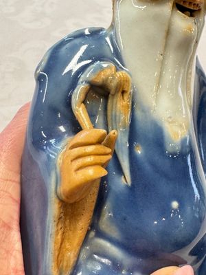 Five Chinese blue and white figures, Qianlong/Jiaqing — photo 5