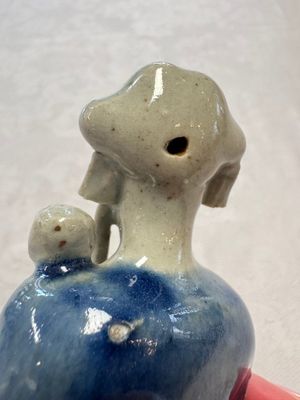 Five Chinese blue and white figures, Qianlong/Jiaqing — photo 56