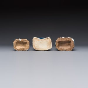 Five Chinese blue and white figures, Qianlong/Jiaqing — photo 13
