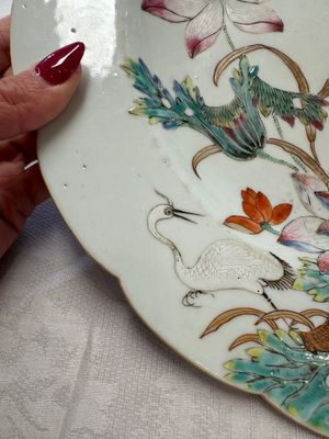 Five Chinese blue and white, Imari-style and famille rose wares, 18th C. — photo 4