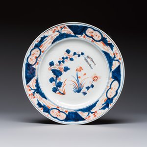 Five Chinese blue and white, Imari-style and famille rose wares, 18th C. — photo 8