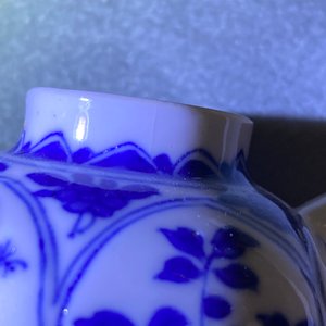 Five Chinese blue and white 'Long Eliza' teapots, Kangxi — 照片 19
