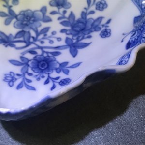Five Chinese blue and white shell-shaped trays, Qianlong — 照片 10