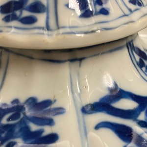 Five Chinese blue and white teapots and covers, Kangxi — photo 21
