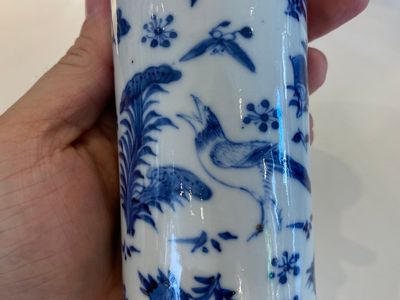 Five Chinese blue and white vases, 19th C. — photo 15