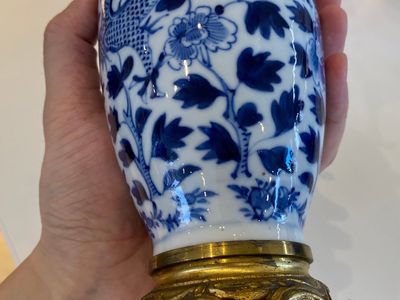 Five Chinese blue and white vases, 19th C. — photo 7