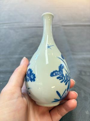 Five Chinese blue and white vases, jade 玉 marks, Kangxi and later — 照片 4