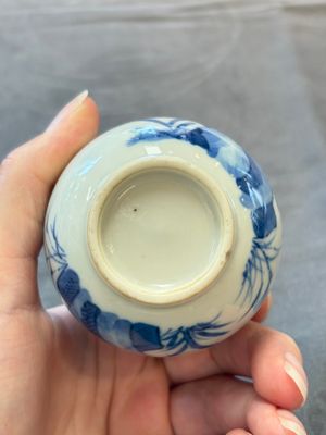 Five Chinese blue and white vases, jade 玉 marks, Kangxi and later — 照片 6