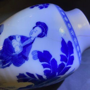 Five Chinese blue and white vases, Kangxi — photo 22