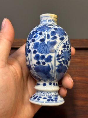 Five Chinese blue and white vases, Kangxi — photo 14