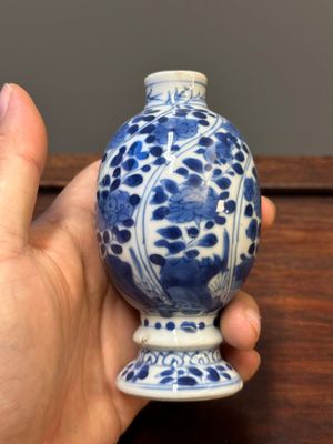 Five Chinese blue and white vases, Kangxi — photo 15
