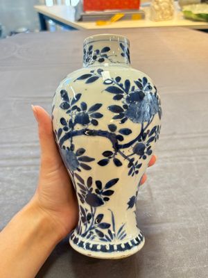 Five Chinese blue and white vases, Kangxi/Qianlong — 照片 9