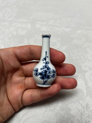 Five Chinese blue and white wares, three silver-mounted, Kangxi — photo 12