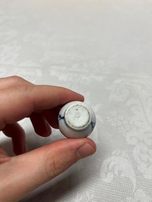 Five Chinese blue and white wares, three silver-mounted, Kangxi — photo 15