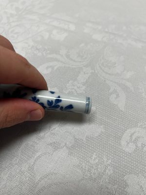 Five Chinese blue and white wares, three silver-mounted, Kangxi — photo 44