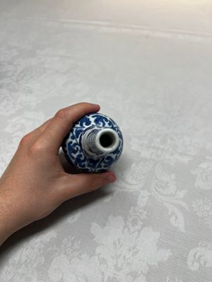Five Chinese blue and white wares, three silver-mounted, Kangxi — photo 45