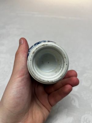 Five Chinese blue and white wares, three silver-mounted, Kangxi — photo 46