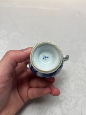 Five Chinese blue and white wares, three silver-mounted, Kangxi — photo 5