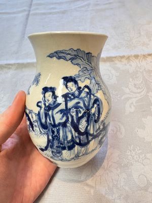 Five Chinese blue and white wares — photo 1